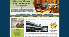 Desktop Screenshot of absolutekitchendistributors.com